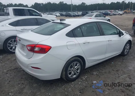 2019 Chevrolet Cruze Cvt (Fleet Orders Only) из США, поврежденный, VIN 1G1BJ5SM9K7103553